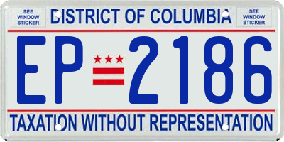 DC license plate EP2186