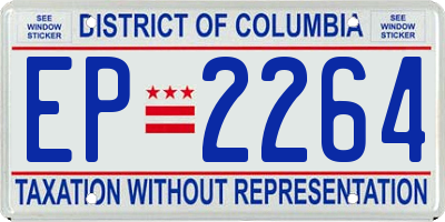 DC license plate EP2264