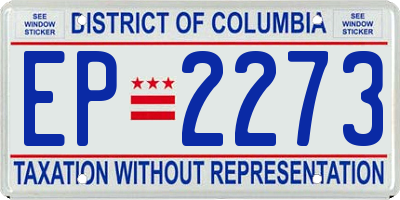 DC license plate EP2273