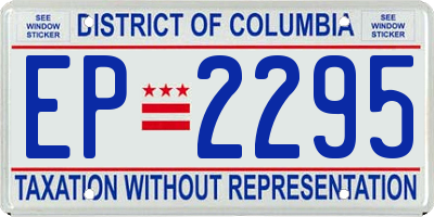 DC license plate EP2295