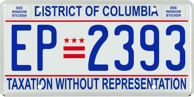 DC license plate EP2393