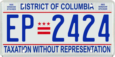 DC license plate EP2424