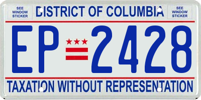 DC license plate EP2428