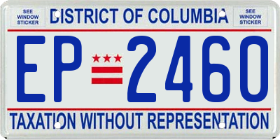 DC license plate EP2460