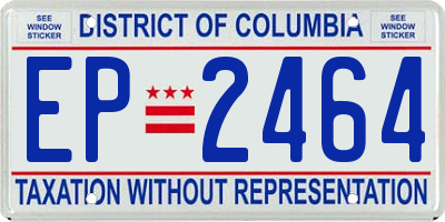 DC license plate EP2464
