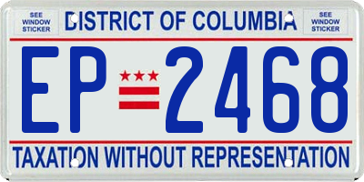 DC license plate EP2468