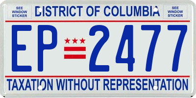 DC license plate EP2477