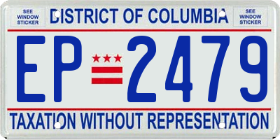 DC license plate EP2479