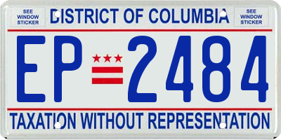 DC license plate EP2484