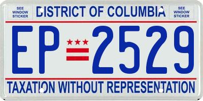DC license plate EP2529