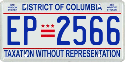 DC license plate EP2566