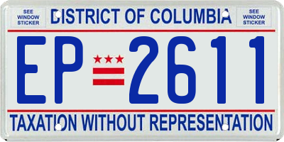 DC license plate EP2611