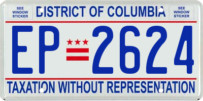 DC license plate EP2624