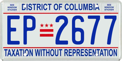 DC license plate EP2677