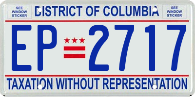 DC license plate EP2717