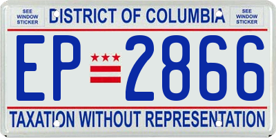 DC license plate EP2866