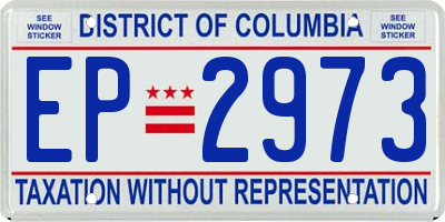 DC license plate EP2973