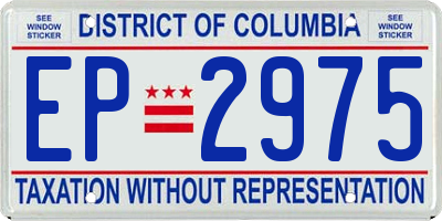 DC license plate EP2975
