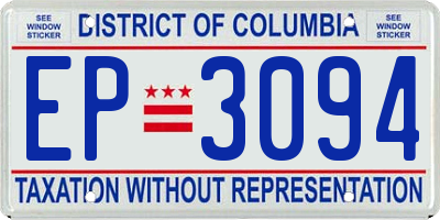 DC license plate EP3094