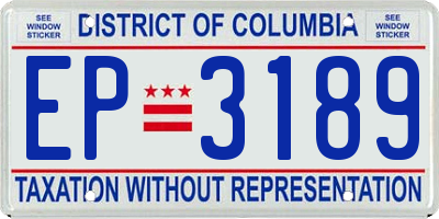DC license plate EP3189