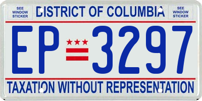 DC license plate EP3297
