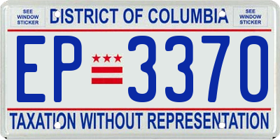 DC license plate EP3370