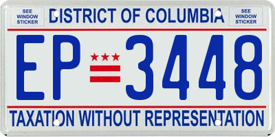 DC license plate EP3448