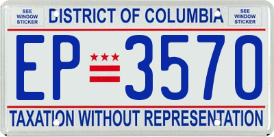 DC license plate EP3570