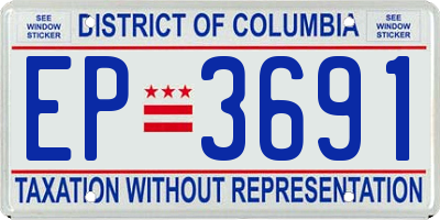 DC license plate EP3691