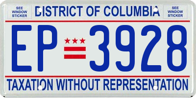 DC license plate EP3928