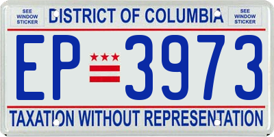 DC license plate EP3973