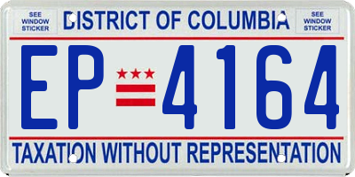 DC license plate EP4164