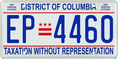 DC license plate EP4460