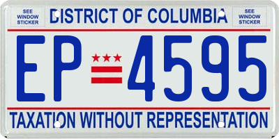 DC license plate EP4595