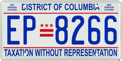 DC license plate EP8266