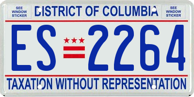 DC license plate ES2264