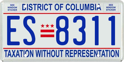 DC license plate ES8311