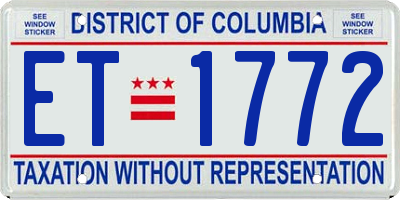 DC license plate ET1772