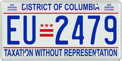 DC license plate EU2479
