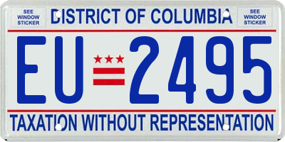 DC license plate EU2495