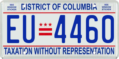DC license plate EU4460