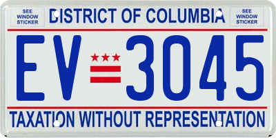 DC license plate EV3045