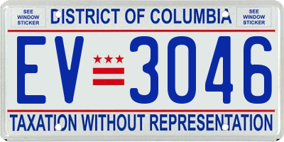 DC license plate EV3046