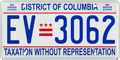 DC license plate EV3062