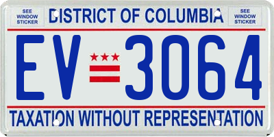 DC license plate EV3064