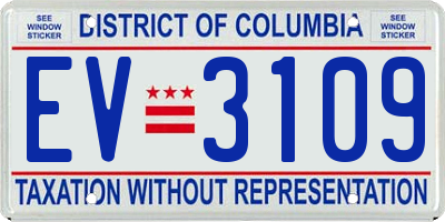 DC license plate EV3109
