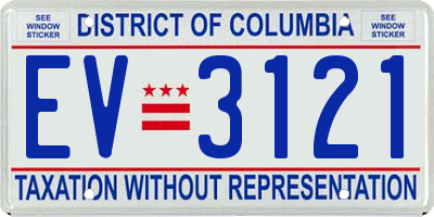 DC license plate EV3121