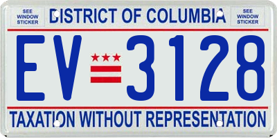 DC license plate EV3128