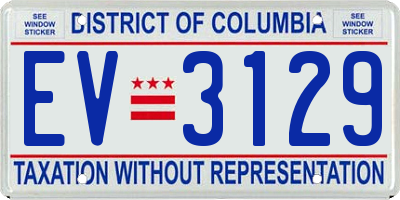 DC license plate EV3129