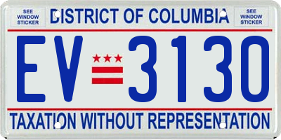 DC license plate EV3130